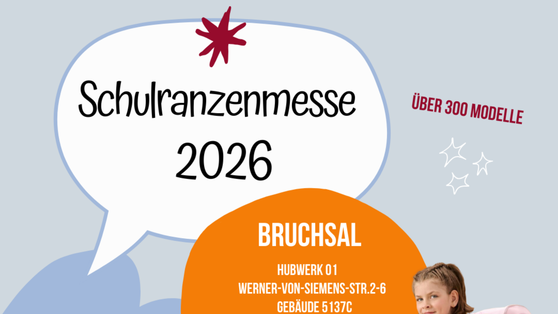 Schulranzenmesse Bruchsal 2026 - Professionelle Schulranzen-Beratung im Hubwerk 01